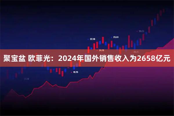 聚宝盆 欧菲光:2024年国外销售收入为2658亿元